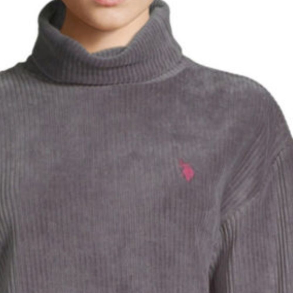 US Polo Assn Ribbed Turtleneck Sweatshirt